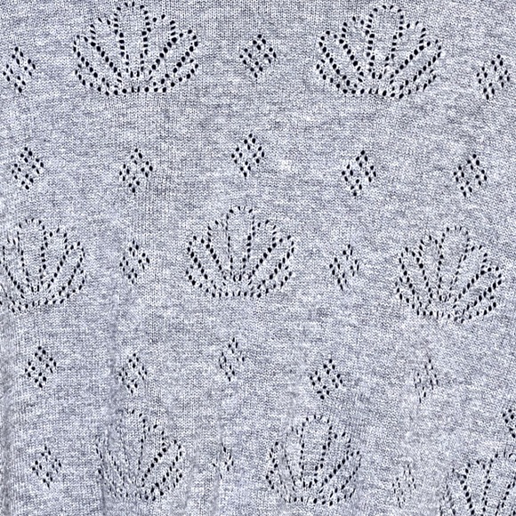 Disney The Little Mermaid Ariel Grey Pointelle Cardigan - Picture 14 of 15